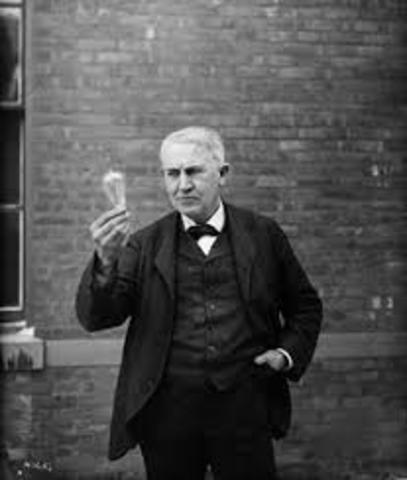 Thomas Eddison and the lightbulb