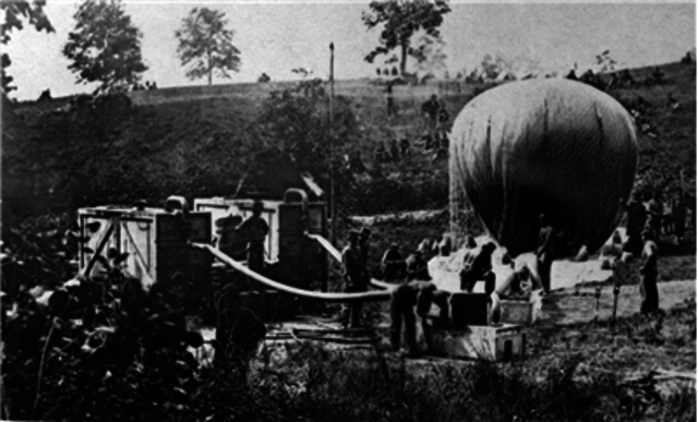 The first gased air balloon