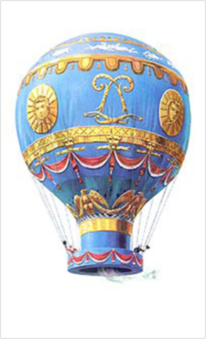 Where the first hot air balloon was created