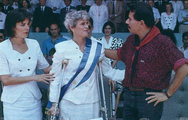 End of the civil war between Sandinistan forces and the rebel contras