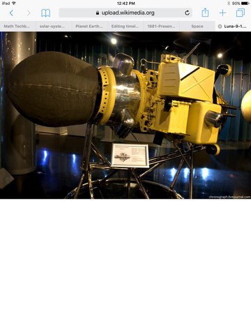 First spacecraft to land on moon