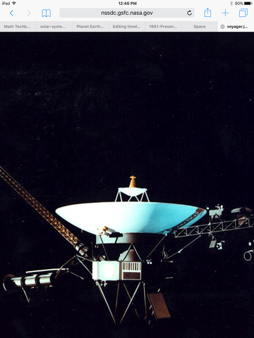 Voyager 2 launched