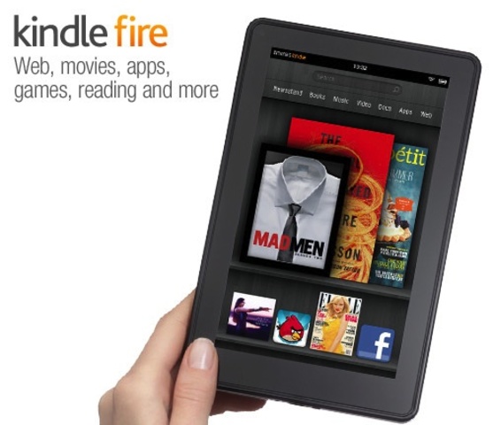 The kindle fire is introduced by Amazon