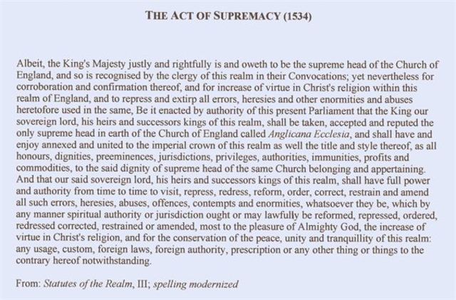 Supremacy act