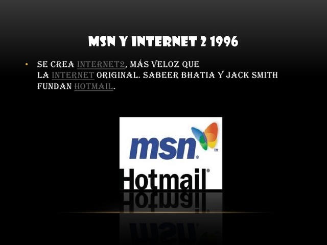 INTERNET2 Y HOTMAIL