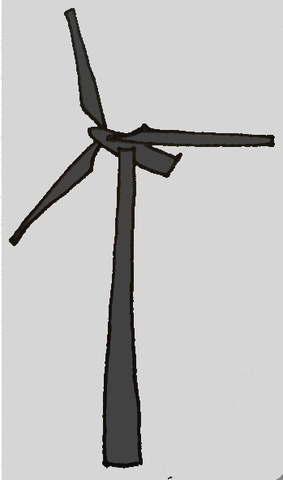 Modern Wind Turbine