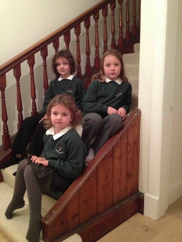 First completed day at our new school in Scotland