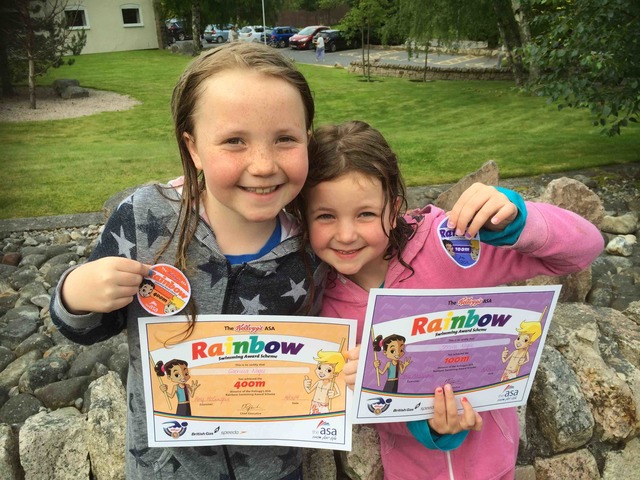 I completed the swimming challenge