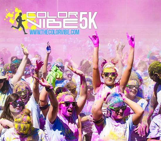 Ran the 5k Color Vibe