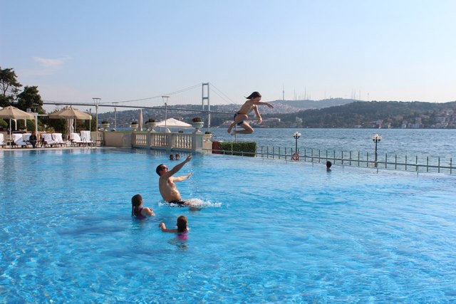 Watching the veiw of Asia from Europe