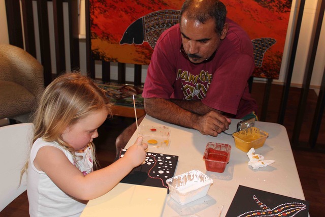 My first time doing abarigeanel painting, Port Douglas Australia