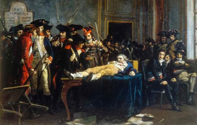 Maximilien Robespierre executed