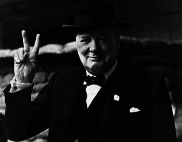 Chruchill becomes prime minister of Britain