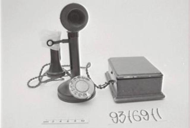 The Candlestick Phone Patented by Alexander Graham Bell
