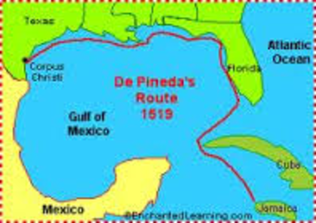 Pineda maps Texas Coast