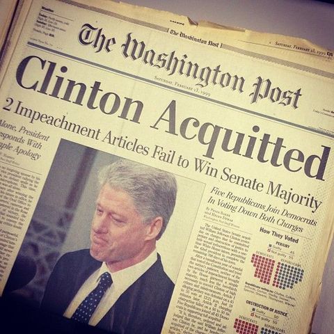 Bill Clinton is Aquitted of Perjury Charges