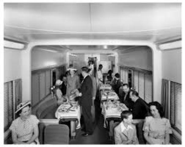 Rulling dining car
