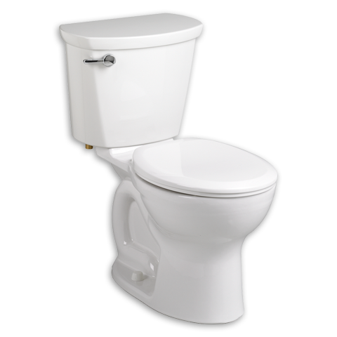 Most toilets are replaced by much improved compact, siphon jet models.