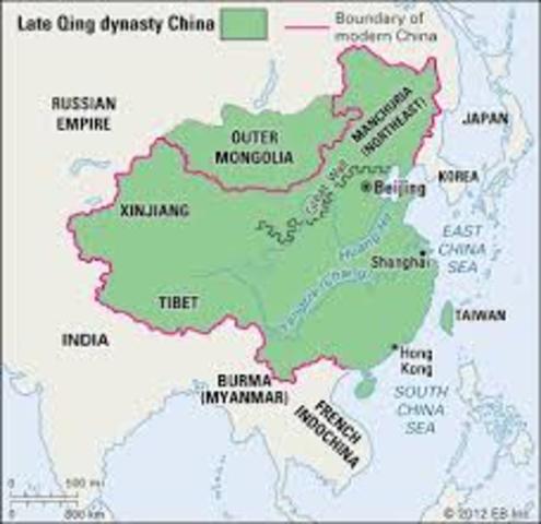 Qing Dynasty in China begins