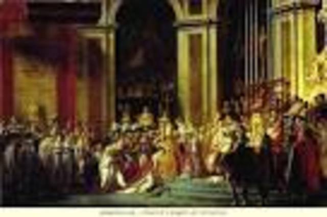 Napoleon Crowns Himself Emperor