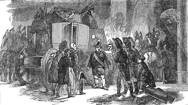 Attempted Escape to Austria by Royal Family