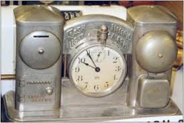 First electric clock