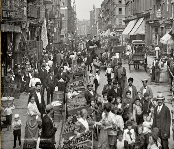 "Little Italies" 1890's - 1900's  Picture of Litte Italy in the Bronx