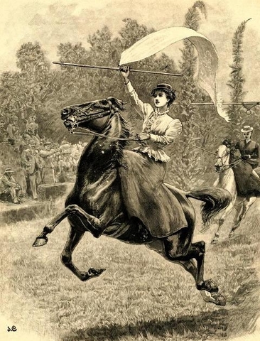 Pimera carrera de caballos oficial en España junto a las cuadras de Los Osuna