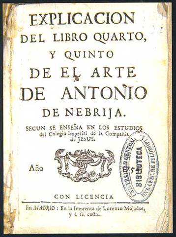 1492- Primera Gramática