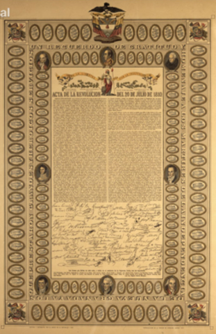 Se firma el acta de la revolucion