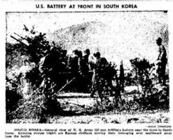 Korean War Begins/ North Korean Troops Attack South Korea