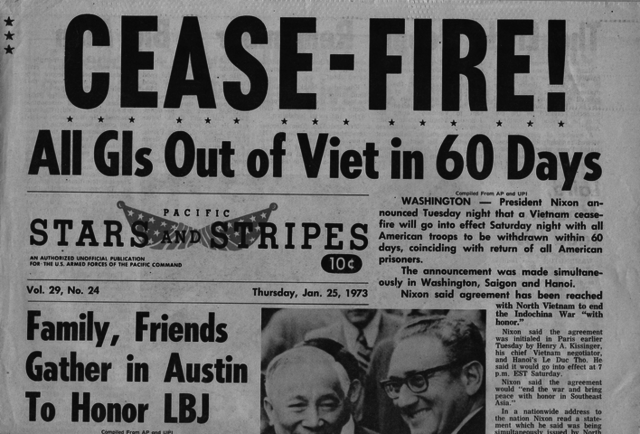 Cease-fire is signed