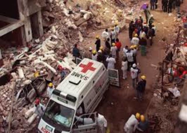 Jewish community center bombed in Buenos Aires, Argentina