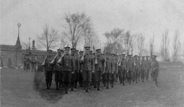 Canada emtered the front line