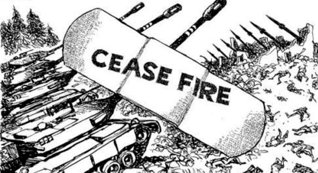 Cease-fire is signed