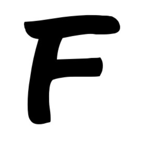 La letra "f"