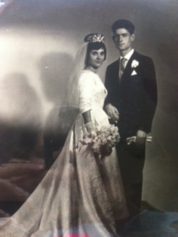 Boda de mis abuelos. Bernabé y Sofía.