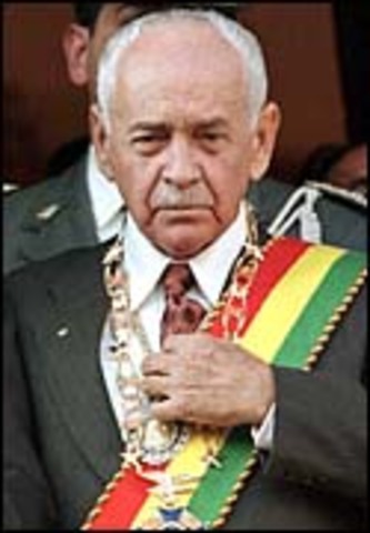 Hugo Banzer wins president election