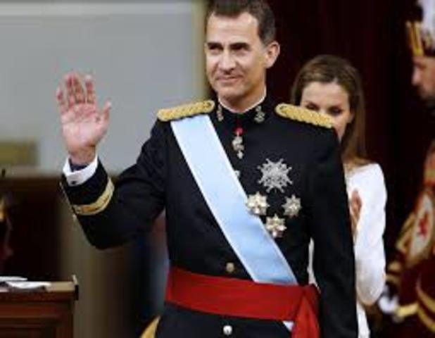 Proclamación Felipe IV como rey de España.