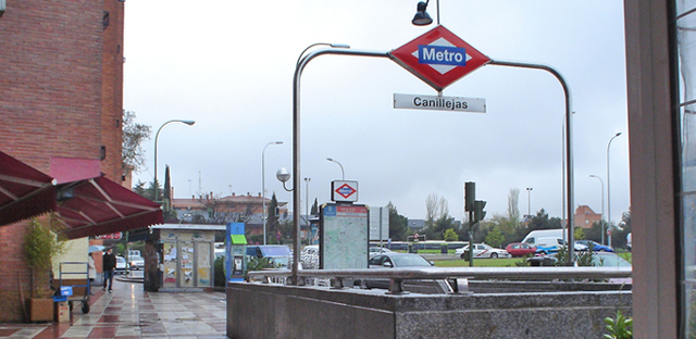 Metro de Canillejas.