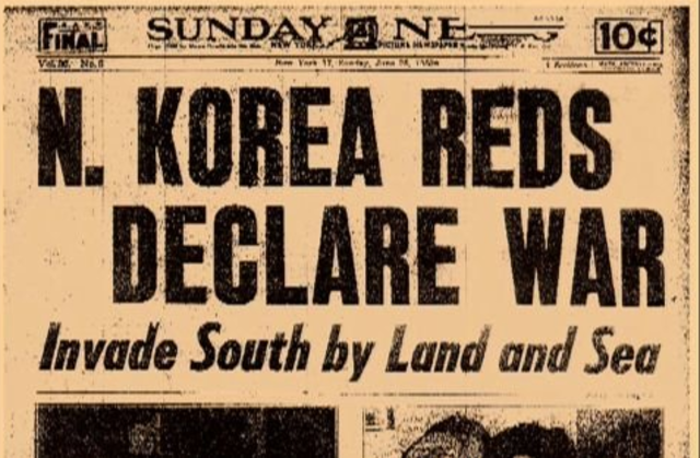 Korean War begins