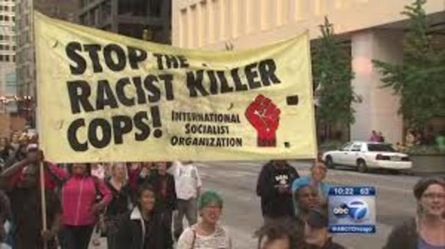 Michael Brown is shot