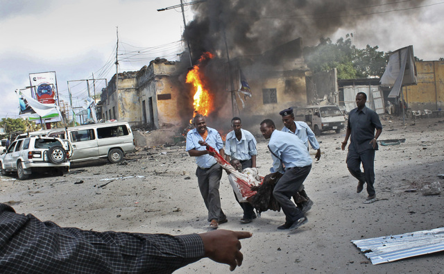 Somailia Bombing in Southern Somalia