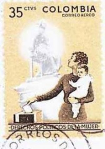 voto femenino por primera vez en colombia