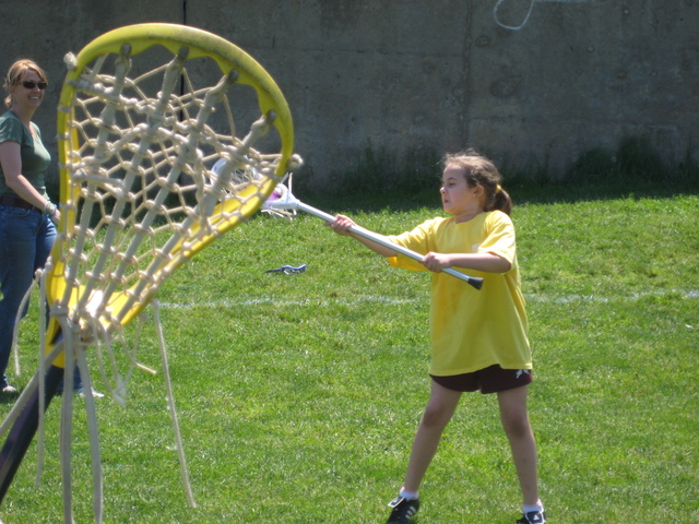 I started playing lacrosse