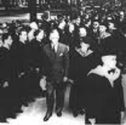 Marshall Plan is announced