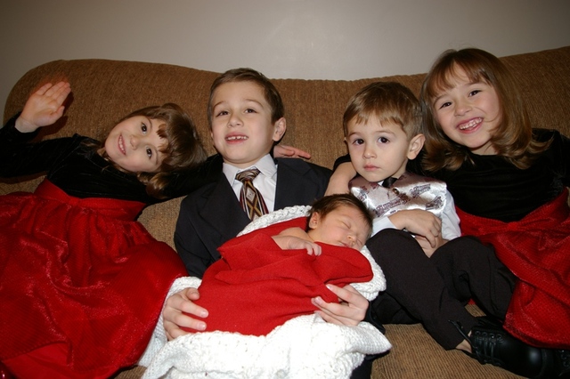 My sister Gianna is born