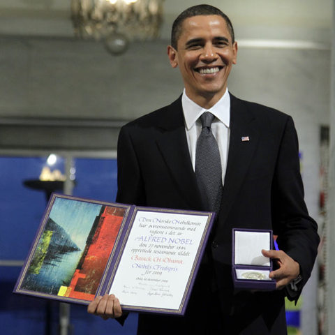 Barack Obama wins Nobel Peace Prize