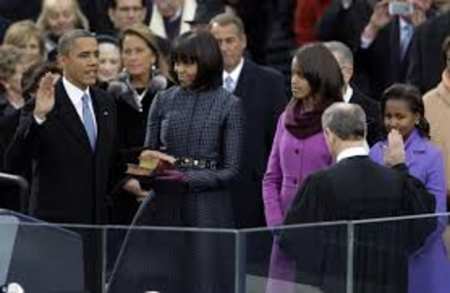 Barack Obama Sworn In For 2nd Term