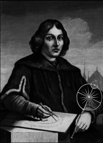 Copernicus publishes heliocentric theory